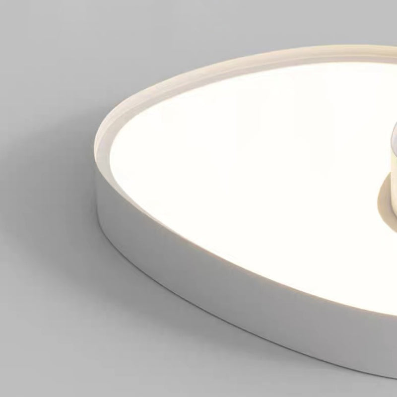Contemporary Simplicity Cobblestone Acrylic Iron LED Flush Mount Ceiling Light For Living Room