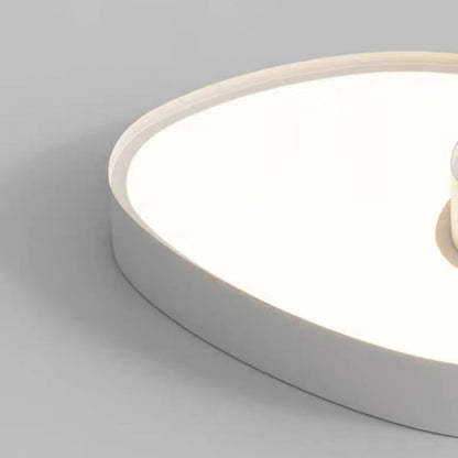 Contemporary Simplicity Cobblestone Acrylic Iron LED Flush Mount Ceiling Light For Living Room