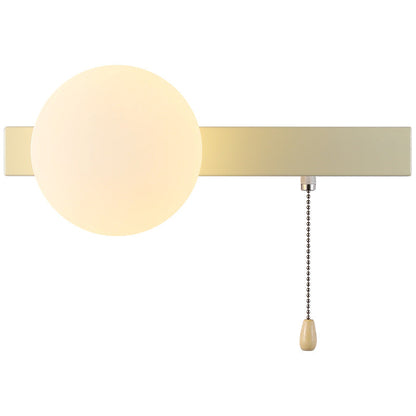 Modern Simplicity Geometry Iron Glass 1-Light Zipper Wall Sconce Lamp For Bedroom