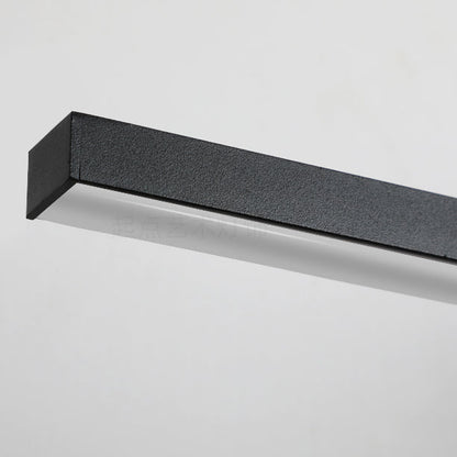 Modern Minimalist Long Round PVC Metal LED Wall Sconce Lamp For Living Room