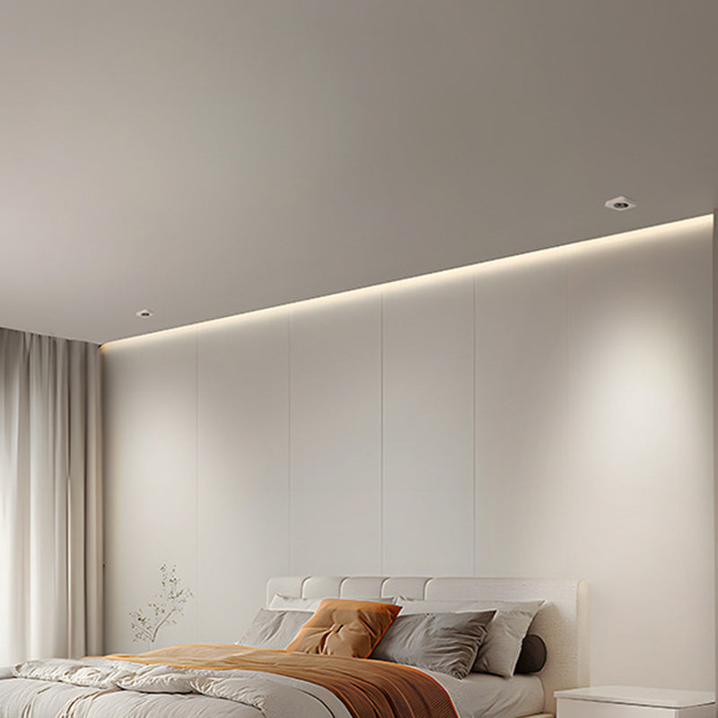 Modern Minimalist Iron Square Rectangular Honeycomb Network Ultra-thin Spotlight Downlight LED Flush Mount Ceiling Light For Hallway