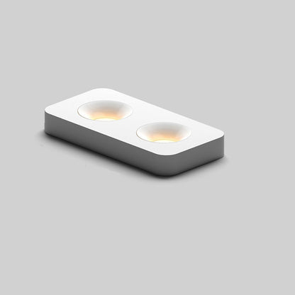 Modern Minimalist Iron Square Rectangular Honeycomb Network Ultra-thin Spotlight Downlight LED Flush Mount Ceiling Light For Hallway