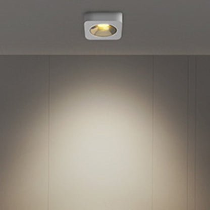 Modern Minimalist Iron Square Rectangular Honeycomb Network Ultra-thin Spotlight Downlight LED Flush Mount Ceiling Light For Hallway