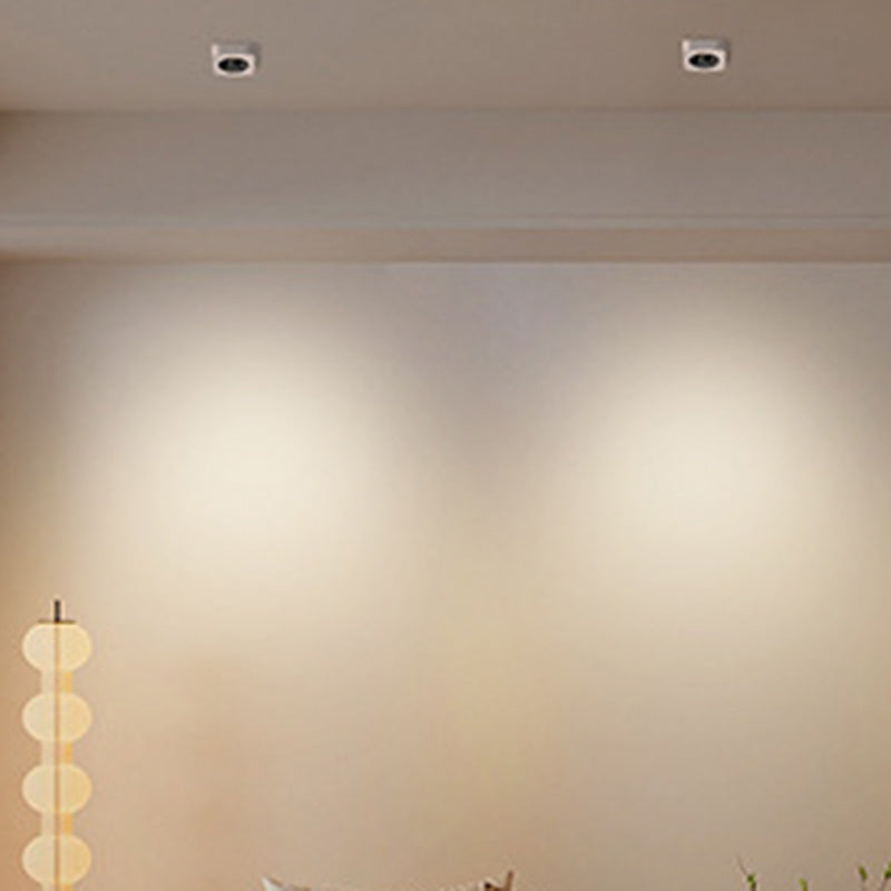 Modern Minimalist Iron Square Rectangular Honeycomb Network Ultra-thin Spotlight Downlight LED Flush Mount Ceiling Light For Hallway