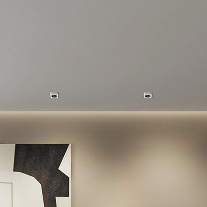 Modern Minimalist Iron Square Rectangular Honeycomb Network Ultra-thin Spotlight Downlight LED Flush Mount Ceiling Light For Hallway