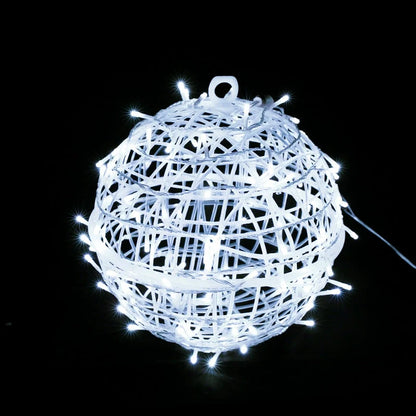 Modern Art Deco Waterproof PVC Hanging Ball Decoration LED Outdoor Pendant Light Outdoor Light For Garden