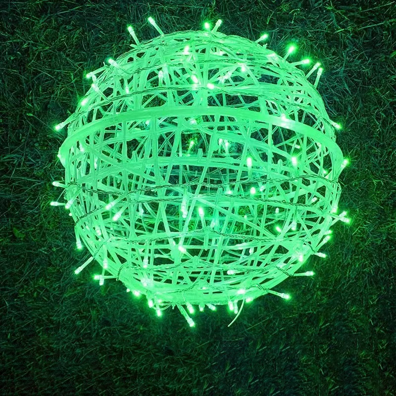 Modern Art Deco Waterproof PVC Hanging Ball Decoration LED Outdoor Pendant Light Outdoor Light For Garden
