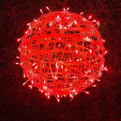 Modern Art Deco Waterproof PVC Hanging Ball Decoration LED Outdoor Pendant Light Outdoor Light For Garden