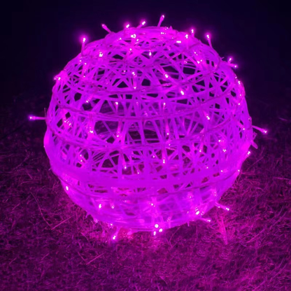 Modern Art Deco Waterproof PVC Hanging Ball Decoration LED Outdoor Pendant Light Outdoor Light For Garden