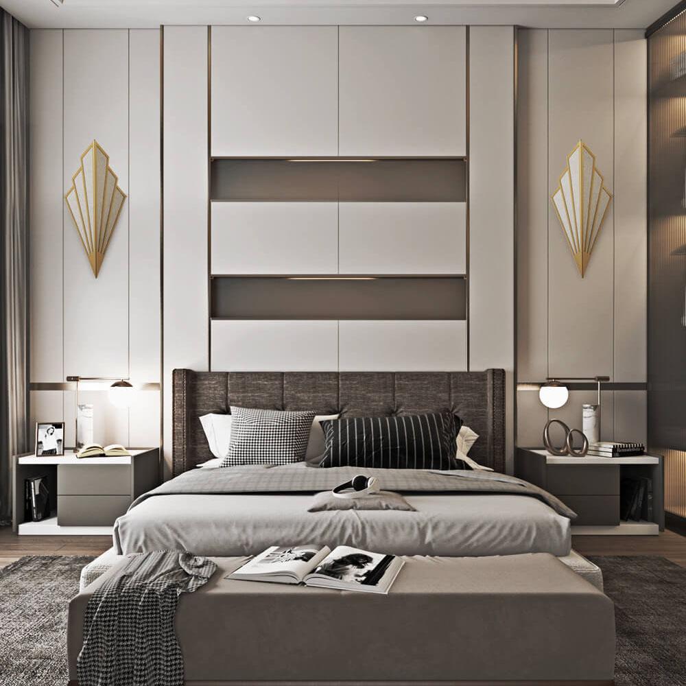 Modern Creative Linen Scalloped Shade 1-Light Wall Sconce Lamps