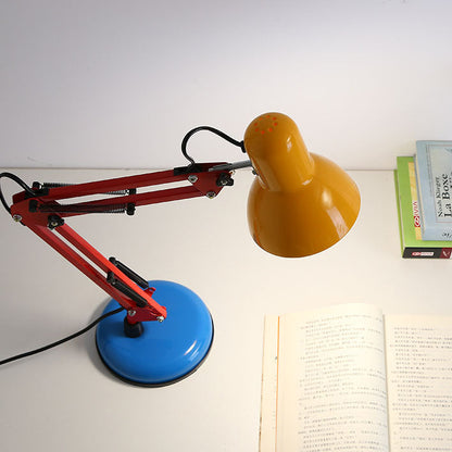 Modern Simplicity Memphis Iron Half Circle 1-Light Table Lamp For Study