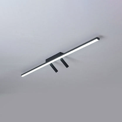Nordic Minimalist Acrylic Long Strip Track Spotlight LED Flush Mount Ceiling Light