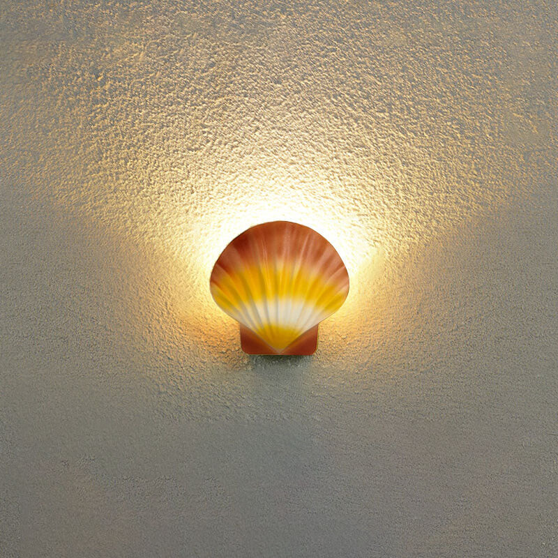 Contemporary Creative Shell Design Aluminum LED Waterproof Wall Sconce Lamp