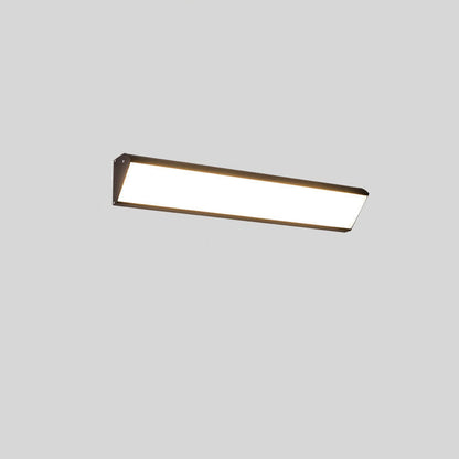 Contemporary Industrial Rectangular Aluminum PC Waterproof LED Wall Sconce Lamp For Outdoor Patio
