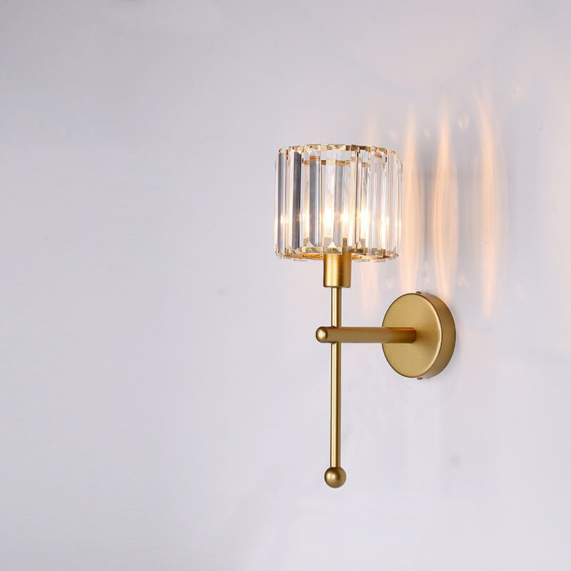 Traditional Vintage Iron Glass Round Bird 1-Light Wall Sconce Lamp for Living Room
