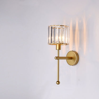 Traditional Vintage Iron Glass Round Bird 1-Light Wall Sconce Lamp for Living Room
