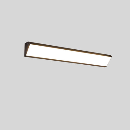 Contemporary Industrial Rectangular Aluminum PC Waterproof LED Wall Sconce Lamp For Outdoor Patio