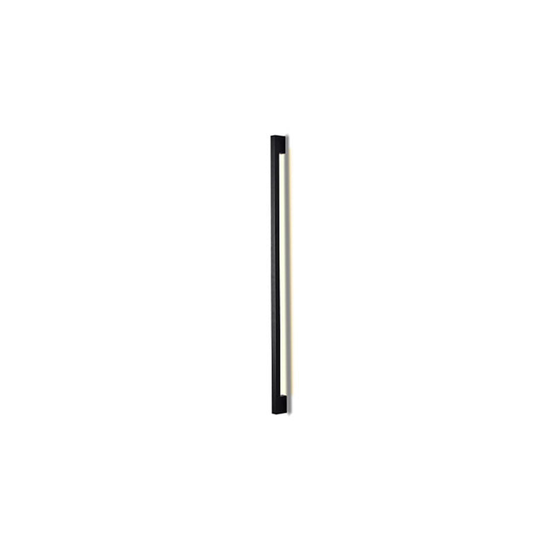 Modern Simplicity Long Strip Iron Silicone LED Wall Sconce Lamp for Living Room
