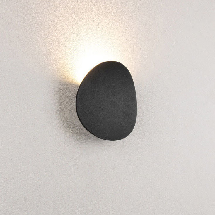 Minimalist Round 1-Light LED Indoor Outdoor Wall Sconce Lamp