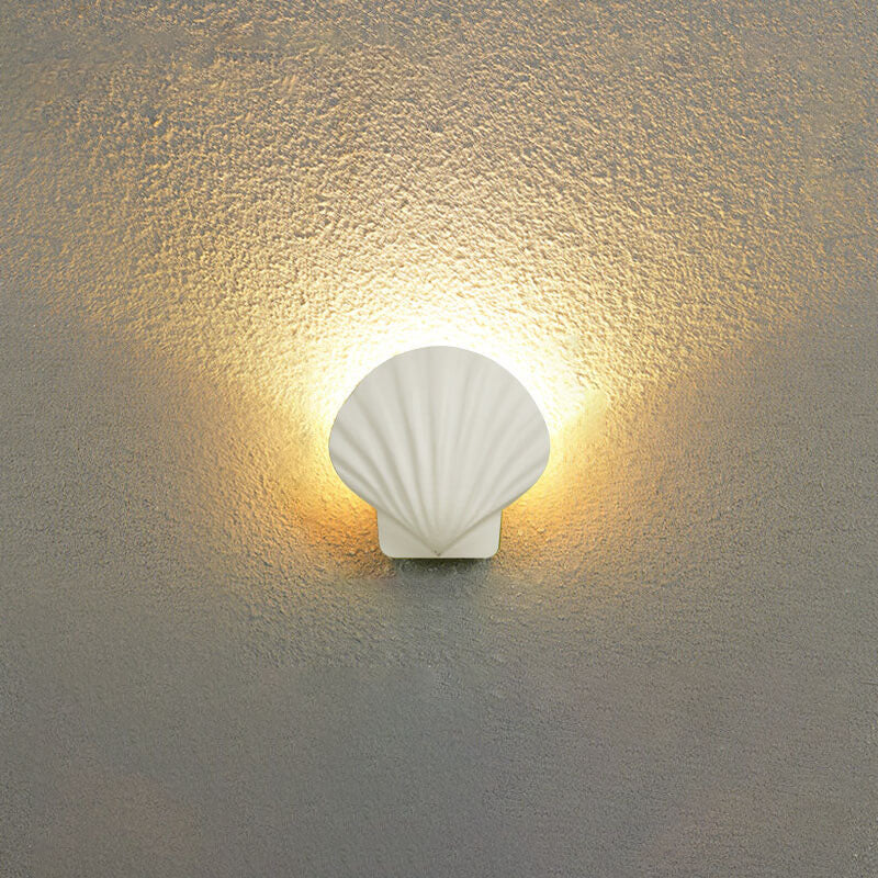 Contemporary Creative Shell Design Aluminum LED Waterproof Wall Sconce Lamp