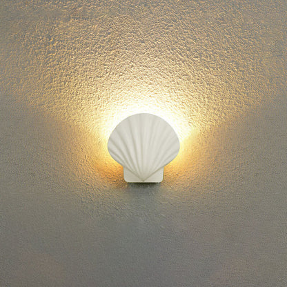 Contemporary Creative Shell Design Aluminum LED Waterproof Wall Sconce Lamp