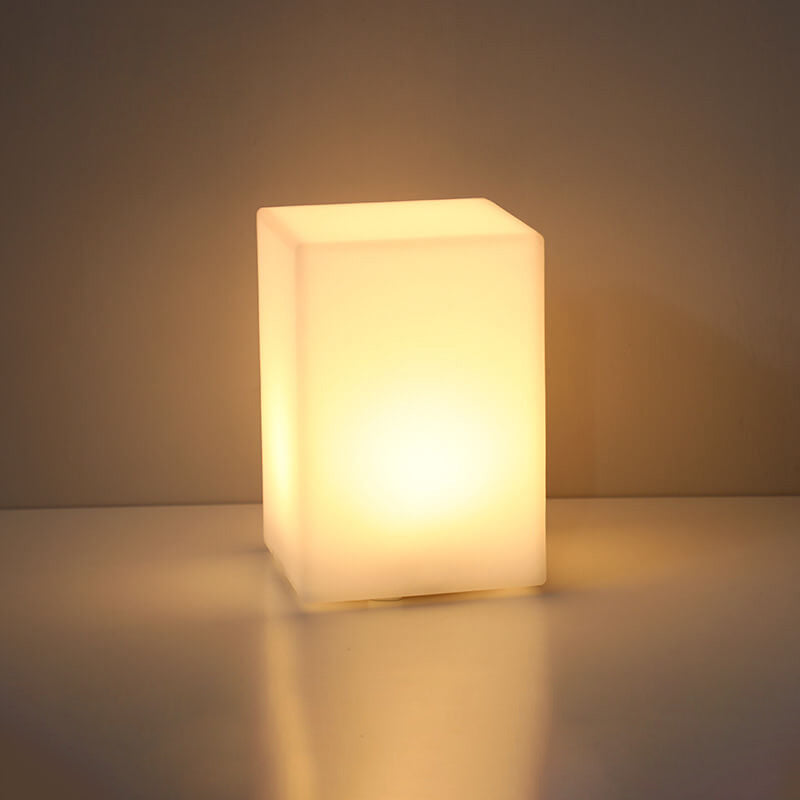 Creative Geometry PE Battery Remote Night Light Decorative Table Lamp