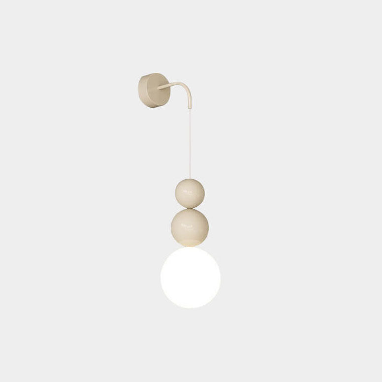 Modern Minimalist Personality Iron Gourd 1-Light Wall Sconce Lamp For Bedroom