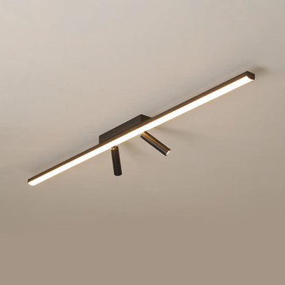 Nordic Minimalist Acrylic Long Strip Track Spotlight LED Flush Mount Ceiling Light