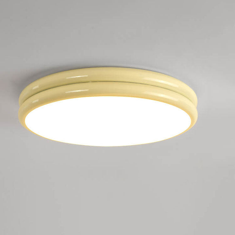 Modern Eye Care Children's Wrought Iron Round LED Flush Mount Lighting