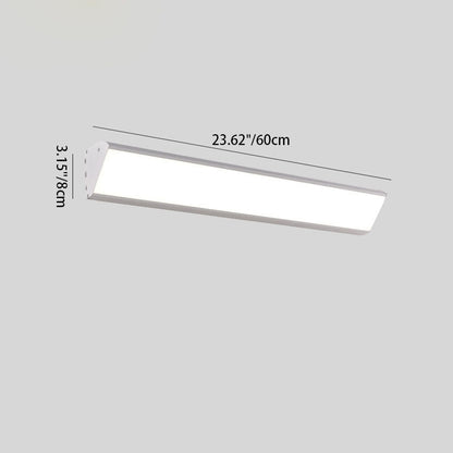 Contemporary Industrial Rectangular Aluminum PC Waterproof LED Wall Sconce Lamp For Outdoor Patio