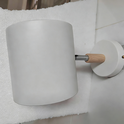 Nordic Macaron Cylinder Rotatable 1-Light Wall Sconce Lamps